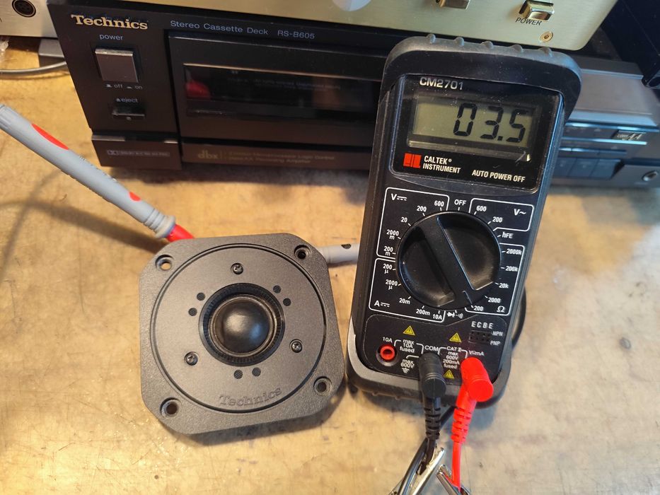 przetwornik wysokotonowy Technics