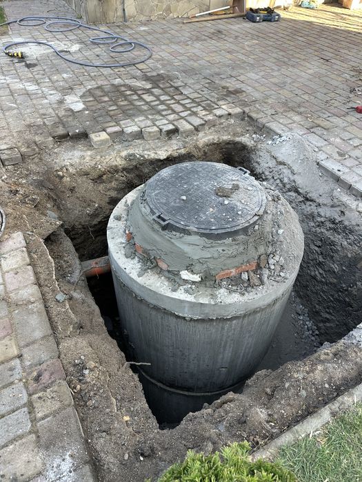 Колодец скважена водопровод яма сливная септик бетонные кольца доставк