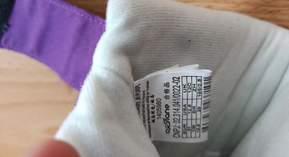 Botas  para a neve criança n31