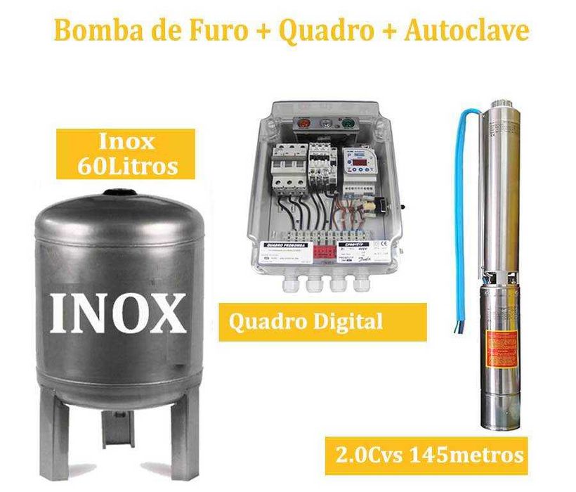 Kit Completo Bomba para Furos de até 80 Metros C/pré instalação