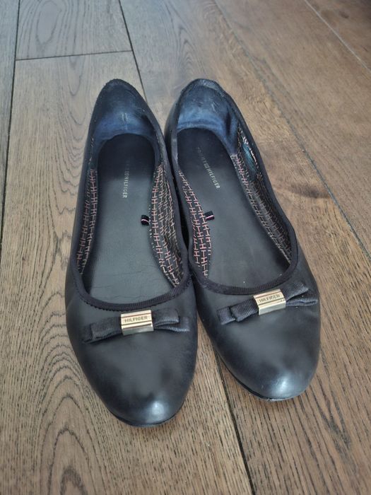 Baleriny  skórzane  Tommy Hilfiger