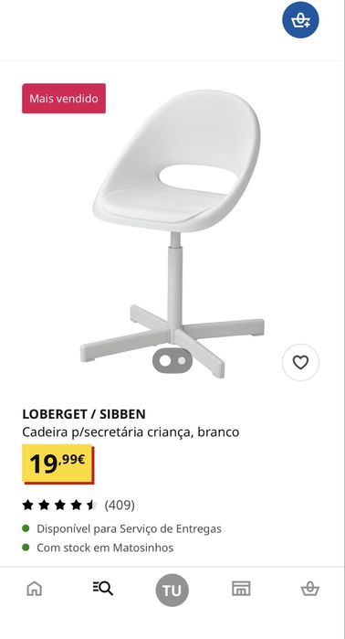 Cadeira de secretaria de crianca