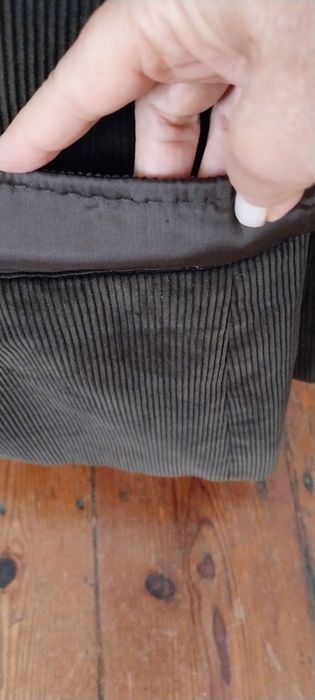 Massimo Dutti. Casaco de veludo verde