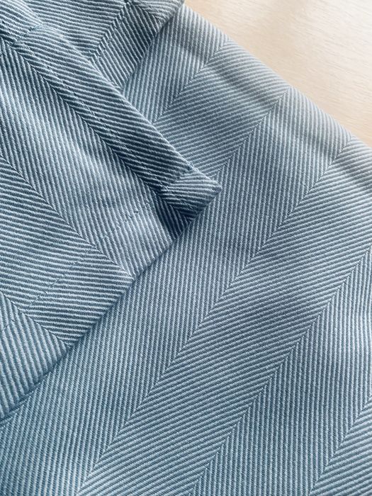 Штора блакитна 146х300см