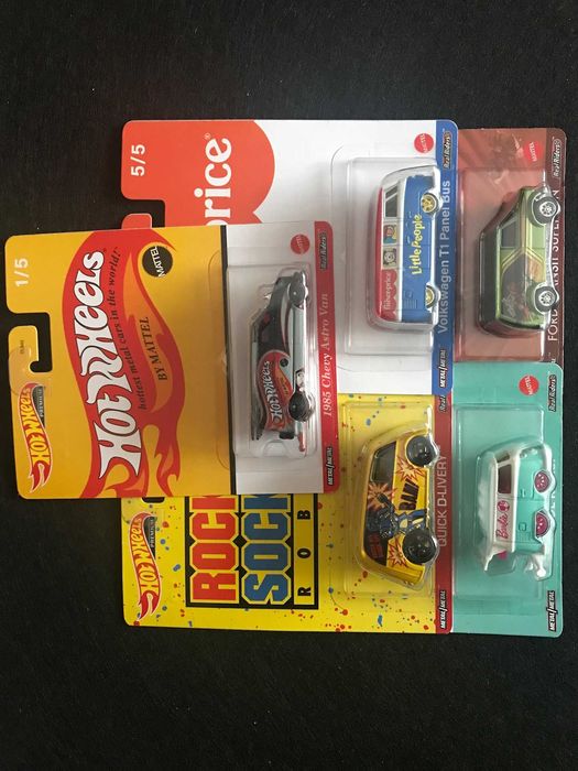 Hot Wheels 1/64 Pop Culture mix 5 cars