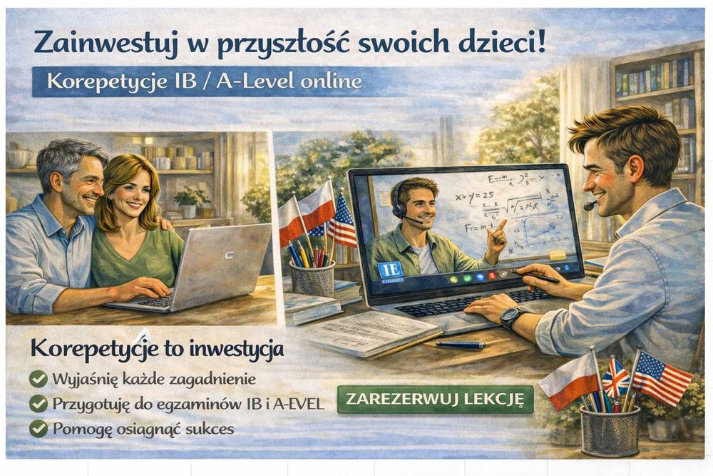 Matematyka Fizyka Chemia do IB HL/SL & A-Level Maths Chemistry Physics