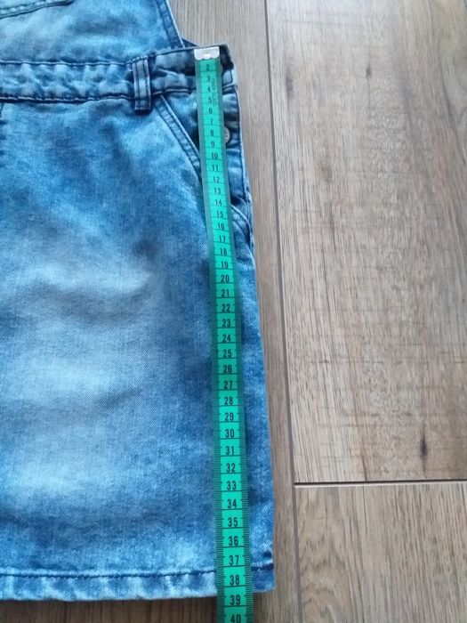 Spódnica jeans ogrodniczka
