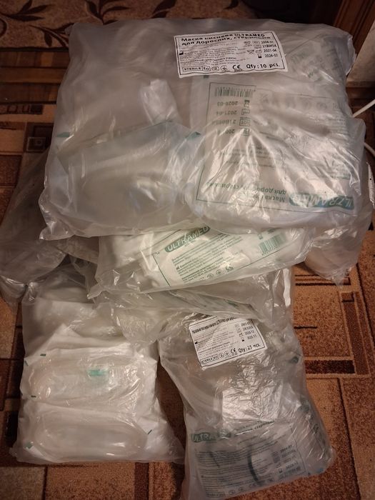 Маска, канюля, кислородная