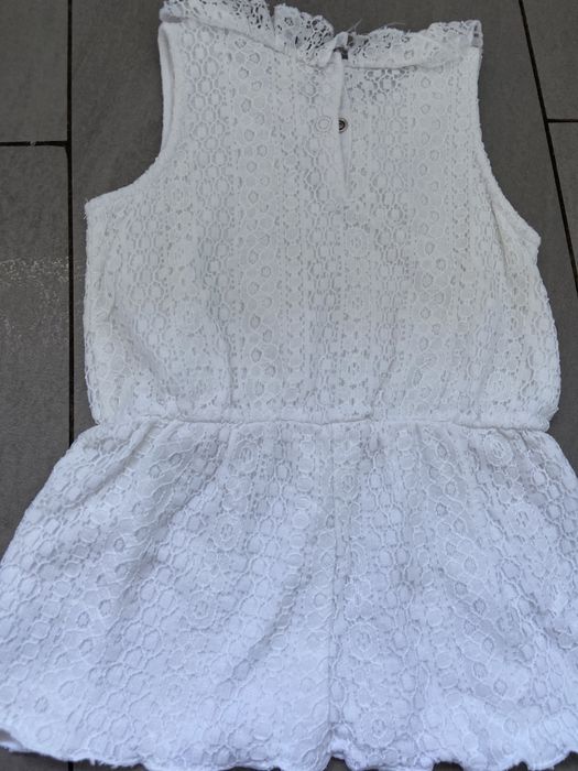 Sukienka koronka H&M rozmiar 92, kolor biały