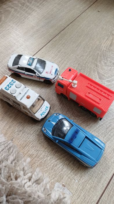 Autka zestaw straż pożarna policja ambulans