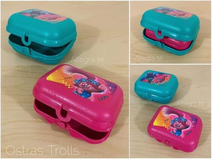2 Ostras Trolls Tupperware64550832817282121