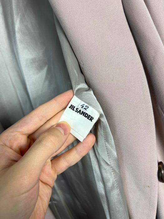 Jil Sander Dwurzędowa Marynarka pure new wool rare