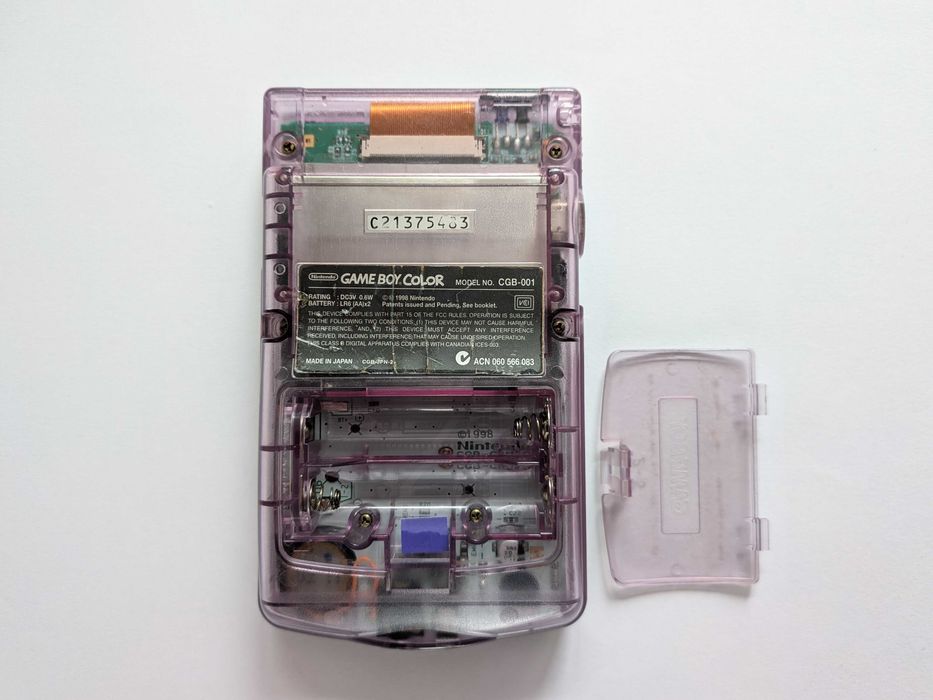 Game Boy Color Roxo Transparente