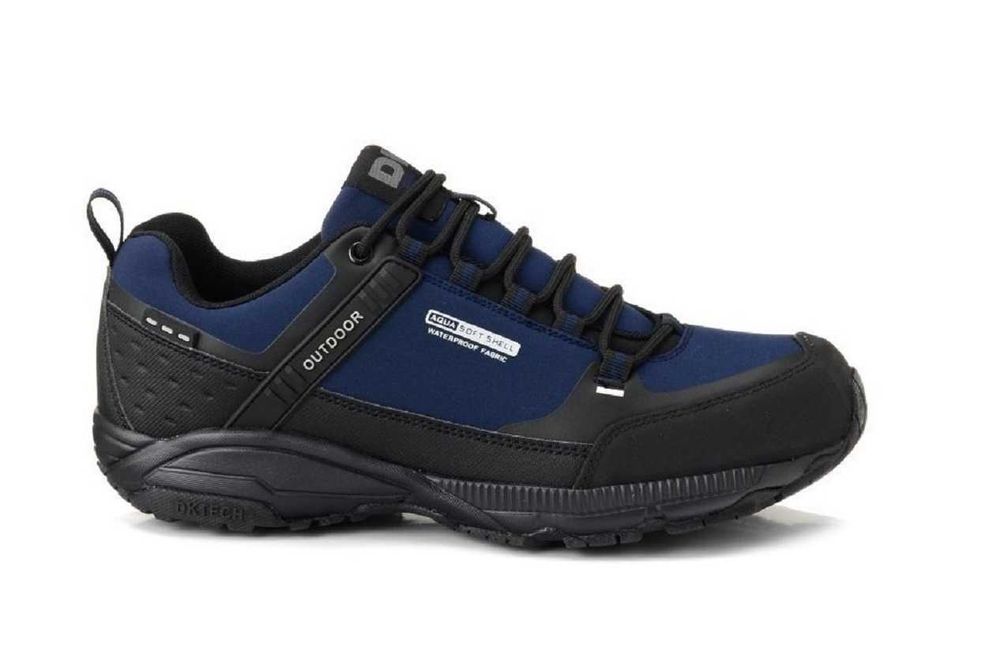 Granatowe Buty Męskie Trekkingowe DK 41-46 HIT