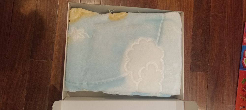 Cobertor bebé azul
