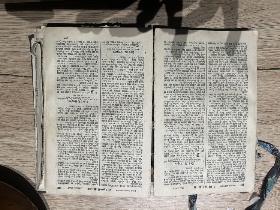 Stara biblia po niemiecku