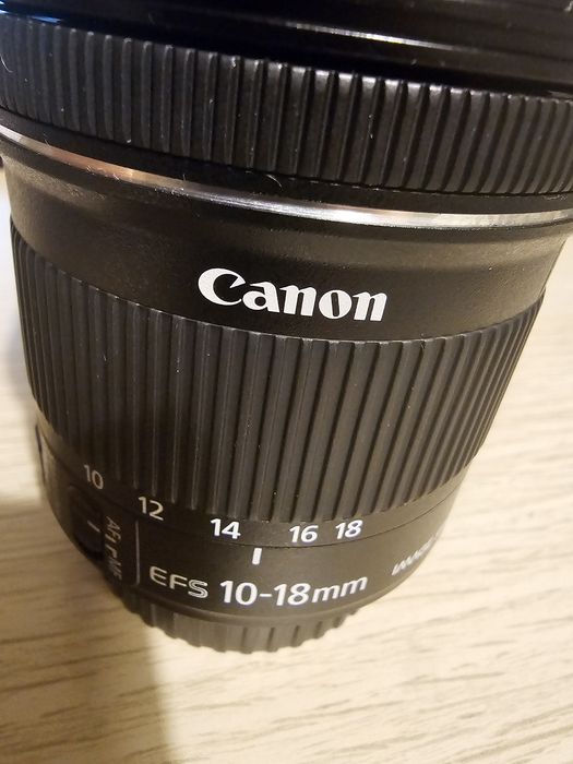 Lente Canon efs 10-18mm