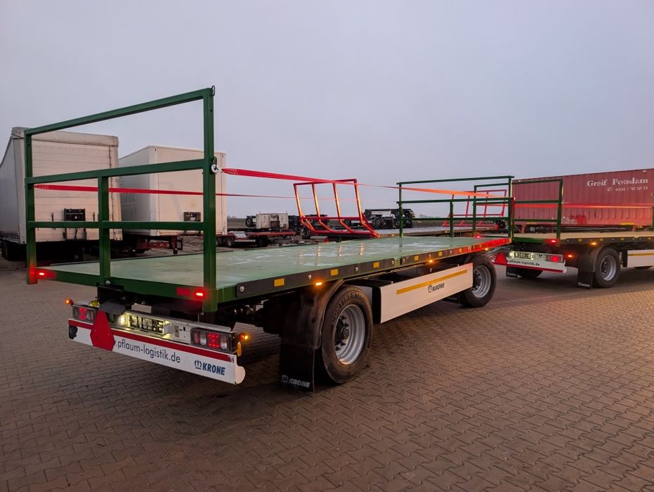 Przyczepa do bel skrzyniopalet balotów platforma laweta