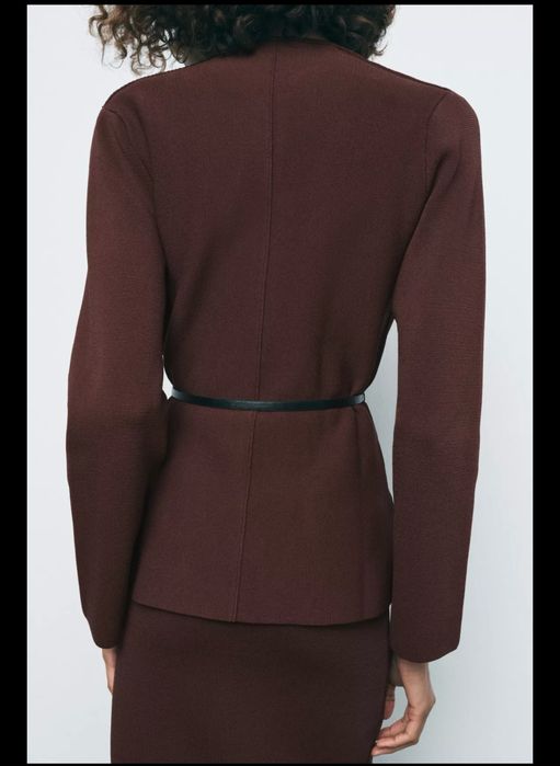 Sweter żakiet zara dzianinowy nowy S
