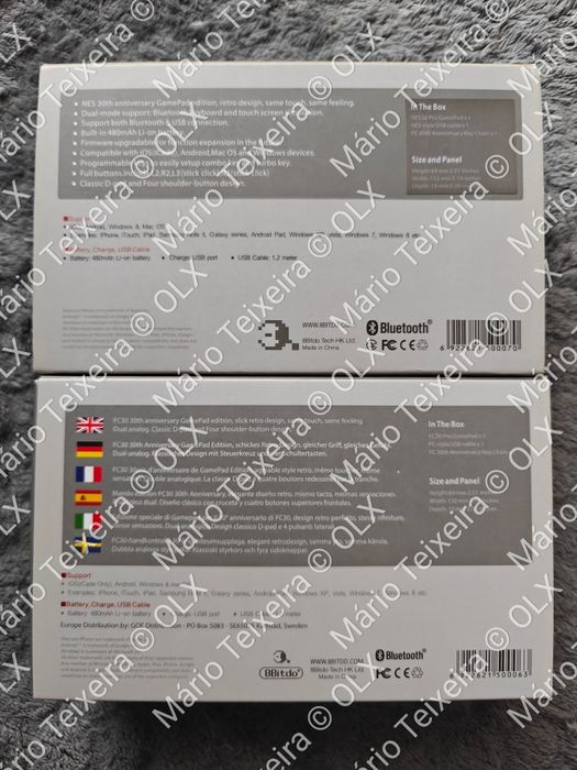 8Bitdo NES30 Pro and FC30 Pro Bundle64283963382402121