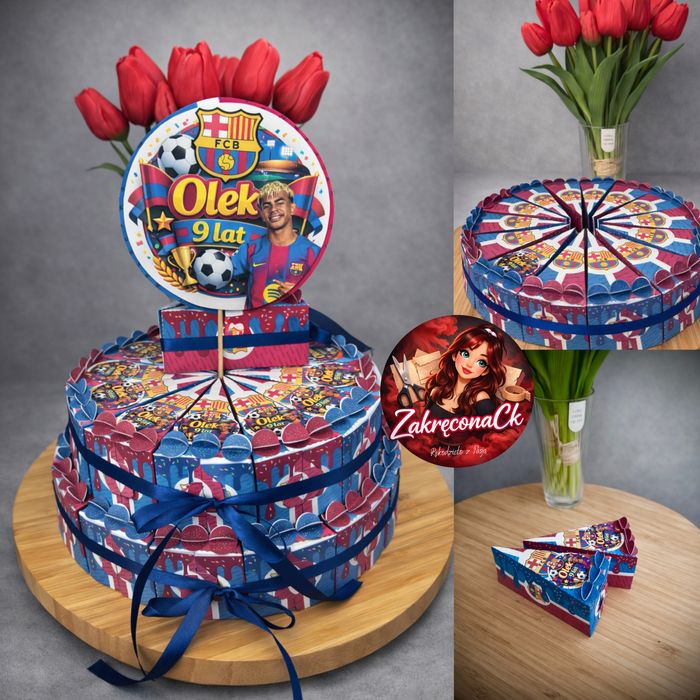 Tort z papier FCB