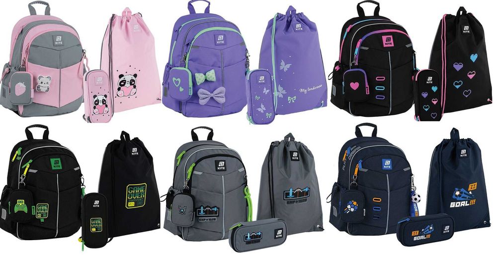 Рюкзак шкільний Kite Education K25-771S K26-771S 763S пенал