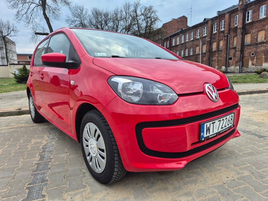 Volkswagen up! Salon PL, po dużym serwisie, hamulce tył, oleje filtry, JAK NOWY
