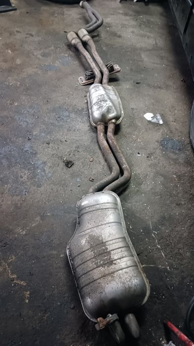 Linha de escape completa original bmw série 3 E46 330d 184cv