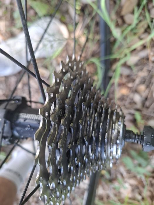 Conjunto de Rodas Bicicleta Rodi Blaster e Shimano 11v para travões de calço