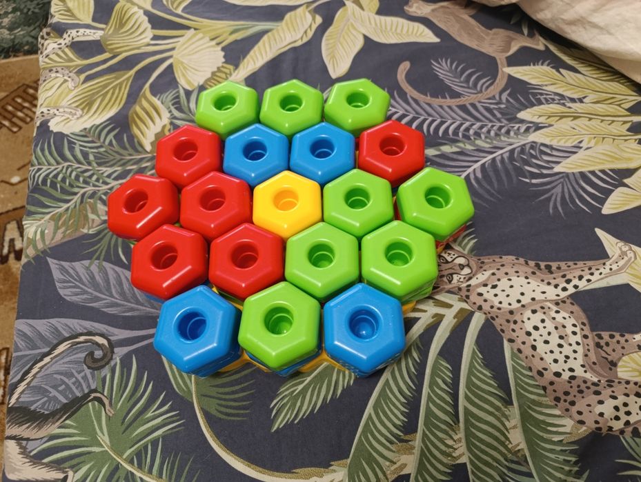 Мозаїка крупна Ігропазли Tigers соти, рамка, вкладиш