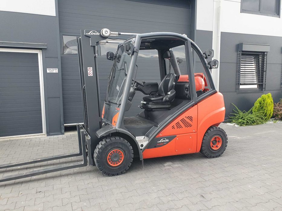 Wózek widłowy LINDE H20T/600 2019r Duplex wolny skok H25 Przesuw