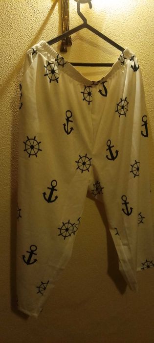 Çalças motivos Nauticos.