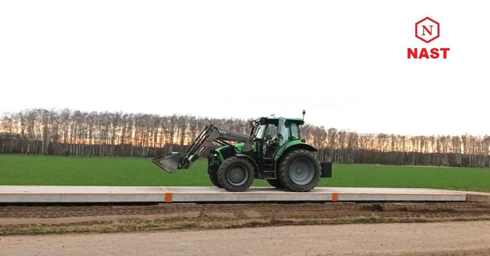 Rolnicza waga samochodowa 18m 60t wszechstronnego zastosowania