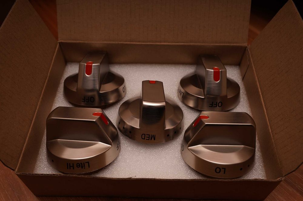 Ручки керування пальником, конфоркою, духовкою, газовою плитою Samsung