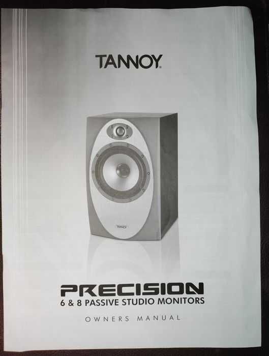 Tannoy Precision 8P студийные мониторы акустика пассивные