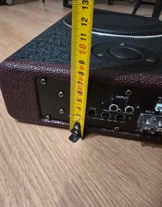 Skrzynia Basowa Subwoofer Pod Siedzenie 600W Tuba