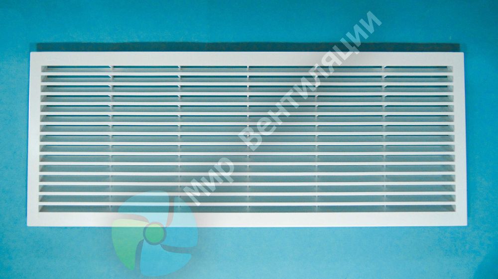 Решітка вентиляційна прямокутна ММ 500х200 мм з ударопрочного пластику