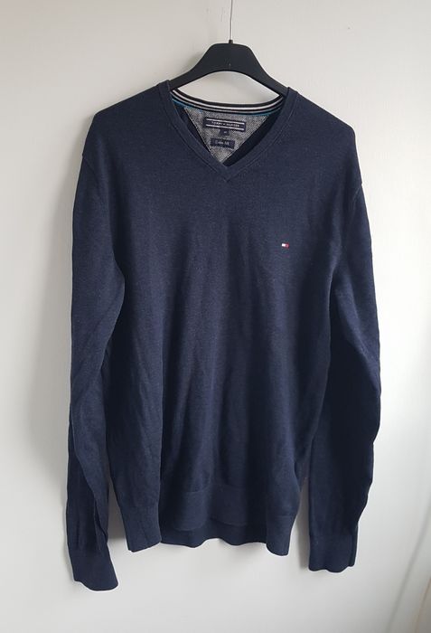 Sweter Tommy Hilfiger dekolt V