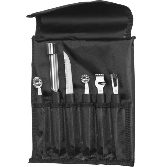 Zestaw noży dekoracyjnych do warzyw i owoców 6 szt. - hendi 856291