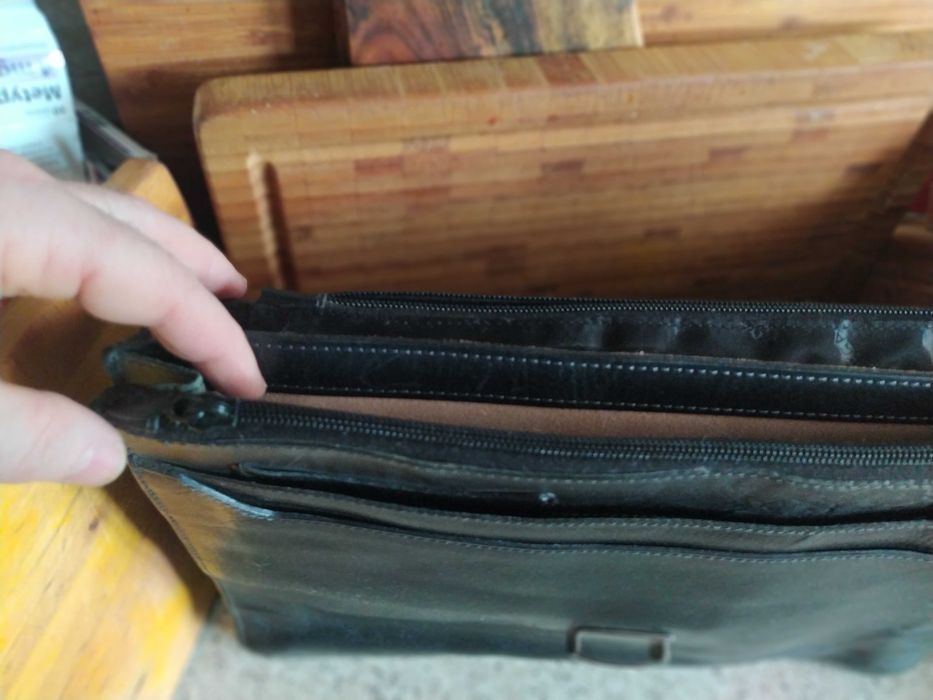 Teczka aktówka skórzana