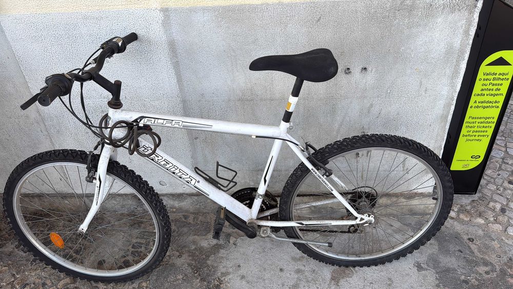 Bicicleta de Montanha ALFA Branca à Venda