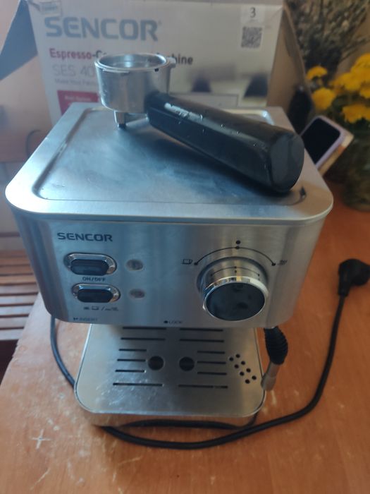 Кавомашина ріжкова SENCOR SES 4010 SS