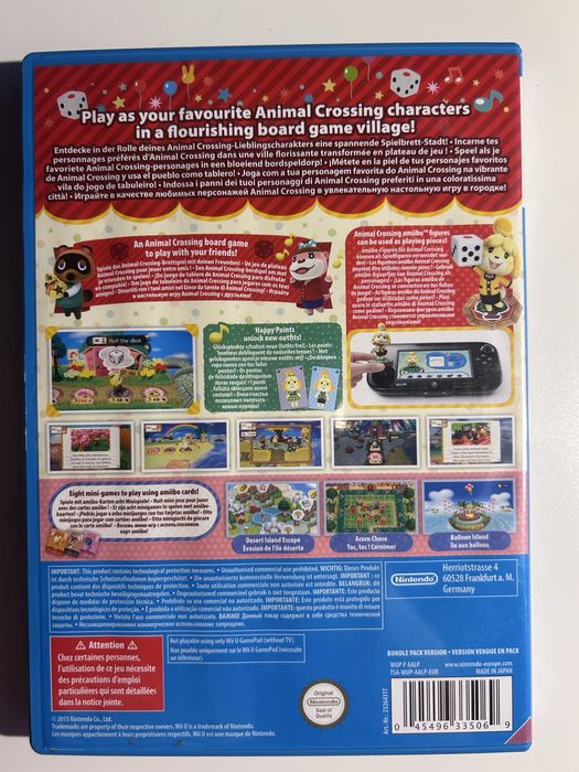Jogo Animal Crossing Amiibo Festival (Wii U) + 2 Amiibos