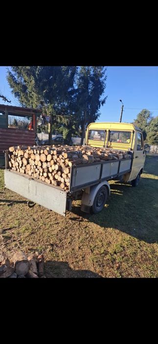 Drewno opałowe mieszane - pocięte i poukładane na aucie!!