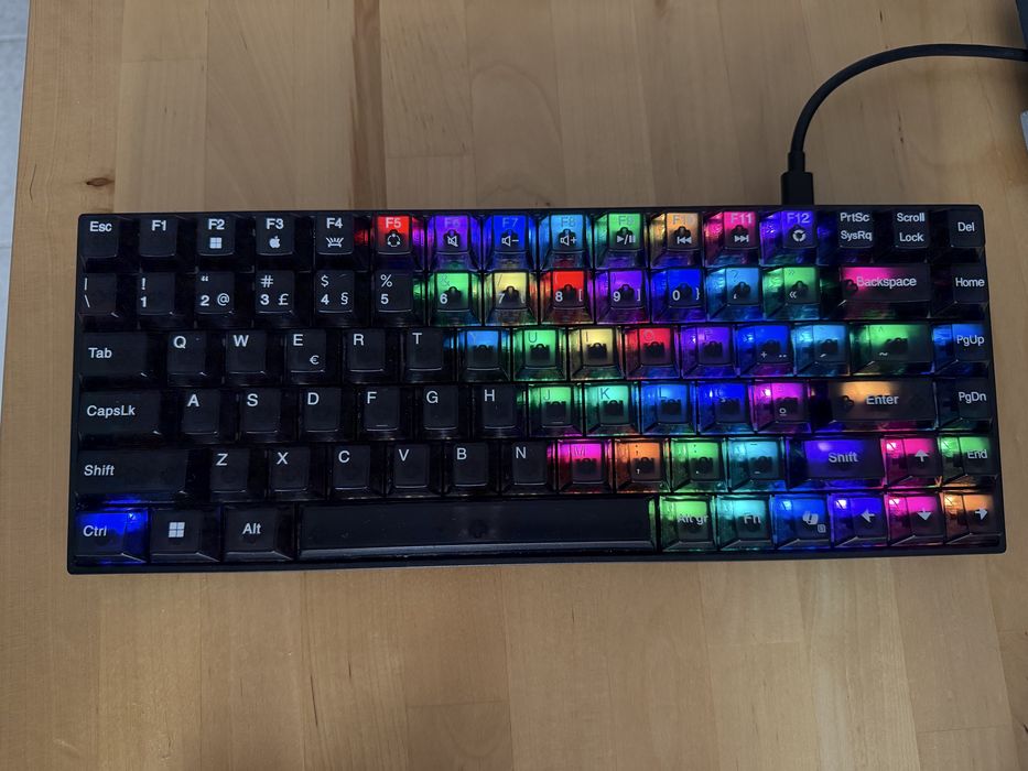 Teclado mecânico com fios Lenovo Legion K510 mini pro