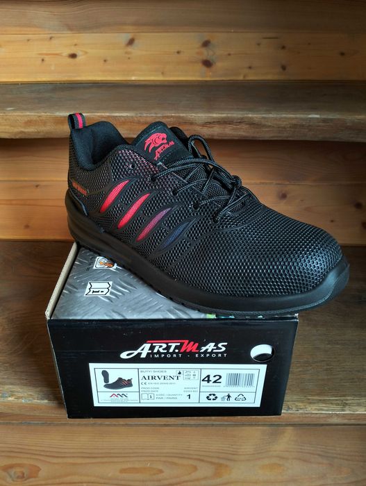 Buty robocze AIRVENT - stalowy podnosek 42