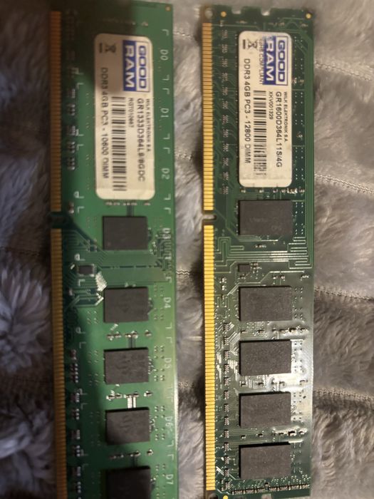 2x ram ddr3 4gb jedna kosc