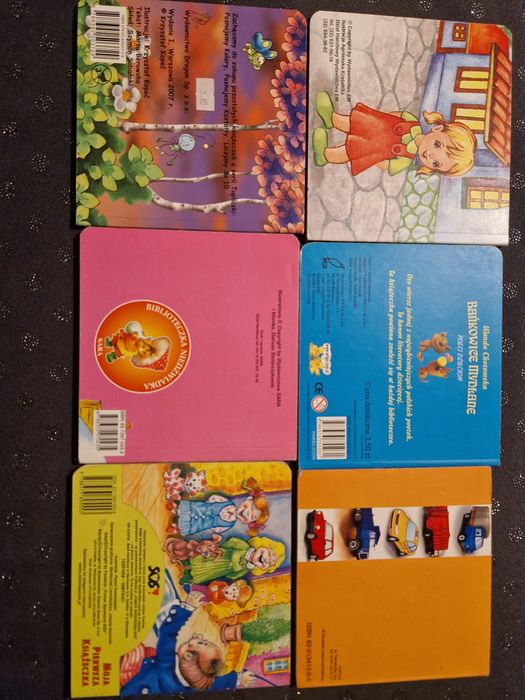 Różne książeczki dla dzieci 6PACK