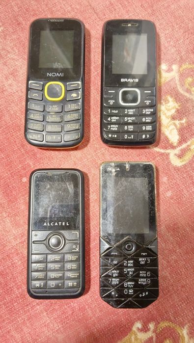 Кнопочные телефоны Nokia Alkatel Bravis Nomi