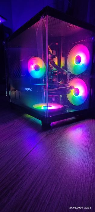 Komputer gamingowy XEON 6/12 • 32GB RAM • 8GB GPU • OBUDOWA RGB +Win11